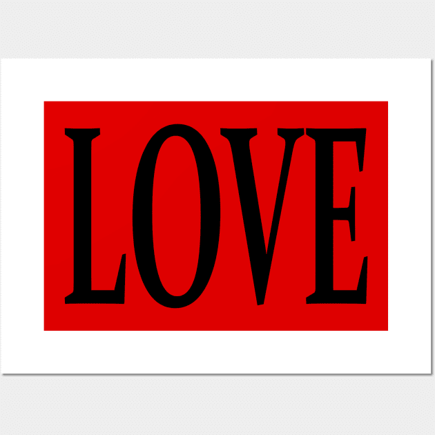 Love: a minimalist expression Wall Art by asimplefool
